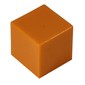 Modulex Tile 1 x 1 with Black Thin 'C' Print with No Lining