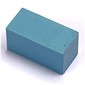 Modulex Tile 1 x 2 with Black 'C C' print, without Internal Supports