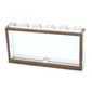 Modulex Window 1 x 6 x 3 with Brown Border Print