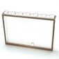 Modulex Window 1 x 7 x 5 with Brown Border Print
