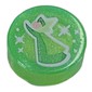 Tile Round 1 x 1 with Green Fairy Godmother print