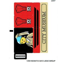 Sticker Sheet 2 for Set 60008-1