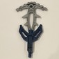 Large Figure Weapon Hordika Fin Barb with Flat Silver Flexible End ,Magnet