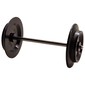 Axle Steel 5 x 112 LDU with Conical Ends with Two Train Wheels 9V