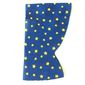 Duplo Curtain Left, with Yellow Stars Print