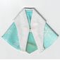 Belville, Shawl Fur Trimmed with Snowflake Print