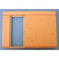 Scala, Building, Wall 40 x 2 x 24 with Door and Orange Wallpaper Print