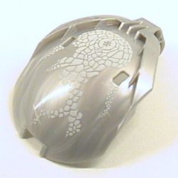 Windscreen Bohrok 4 x 5 x 7 with White Scales and Kohrak-Kal Logo