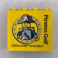 Brick 2 x 4 x 3 with 'LEGOLAND Feriendorf Piraten Golf' Print