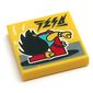 Tile 2 x 2 with Rock Out print