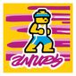 Tile 2 x 2 with Rhythm Dance print