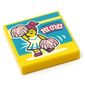 Tile 2 x 2 with Cheerleader Dance print