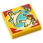 Tile 2 x 2 with Capoeira Dance print