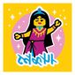 Tile 2 x 2 with Bollywood Dance print
