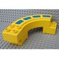 Duplo Road Section, Curve with Blue Stripes Print