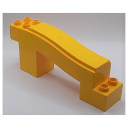 Duplo Road Section, Incline with 4 studs at Top