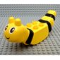 Duplo Animal Bee/Butterfly Body with Face and Black Stripes Print