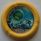 Large Figure Throwing Disk, Scuba / Sub, 6 Pips, Fighting Giant Jellyfish Print