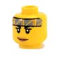 Minifig Head Jessica Sharpe / Knight, Headband, Smirk