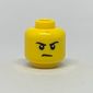 Minifig Head, Eyebrows, Grin / Frown Print