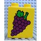 Duplo Brick 1 x 2 x 2 with Grapes Print