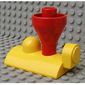 Duplo Train Steam Engine Funnel Top, Red Top