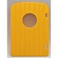Duplo Door 1 x 4 x 4 with Porthole and 7 Vertical Grooves