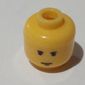 Pen Bead, Round Small, Curved Edges / Cylinder with Minifig Head with Luke Skywalker Print