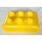 Primo Baseplate / Storage Lid, Rectangular with Six Round Studs