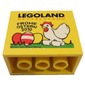 Brick 2 x 4 x 3 with 'Legoland Deutschland Frohe Ostern 2010' Print