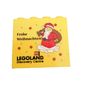 Brick 2 x 4 x 3 with 'LEGOLAND Discovery Centre Frohe Weihnachten and Santa Claus' Print