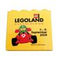 Brick 2 x 4 x 3 with 'LEGOLAND DEUTSCHLAND 5. - 6. September 2009' Print