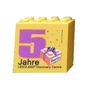 Brick 2 x 4 x 3 with 'LEGOLAND Discovery Centre Berlin 5 Jahre' Print