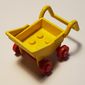 Fabuland, Equipment Stroller with Red Axles and Wheels [Complete Assembly]