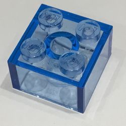 LEGO part photo in color 143 - Trans-Medium Blue LEGO part photo in color 143 - Trans-Medium Blue