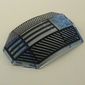 Windscreen 8 x 6 x 2 Curved with Black Lines Print