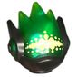 Minifig Head Special, Alien DJ, with Opal Trans-Bright Green Visor Pattern