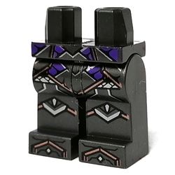 Hips and Pearl Titanium Legs with Dark Purple Belt, Armour print