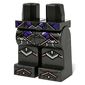 Hips and Pearl Titanium Legs with Dark Purple Belt, Armour print