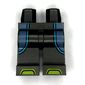 Hips and Pearl Titanium Legs with Sand Blue Robe, Medium Azure Trim, Lime Toes print