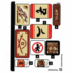 Sticker Sheet for Set 71858-1