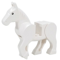 Animal, Horse, Moveable Legs with Black Eyes print
