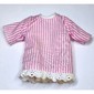 Duplo Nightdress with Pink Stripes Print