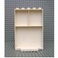 Duplo Building Wall with Shelf Compartments and 5 Studs On Top