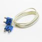 Wire with Blue 2-Prong Connectors, 12V / 4.5V Type 2 Cross-cut Connectors, 96L