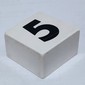Duplo Tile 2 x 2 x 1 with '5' Print