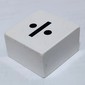 Duplo Tile 2 x 2 x 1 with Obelus / Division Sign '÷' Print