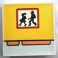 Duplo Tile 2 x 2 x 1 with Mosaic, Community 5 print - 9221-1