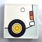 Duplo Tile 2 x 2 x 1 with Mosaic, Community 18 print - 9221-1