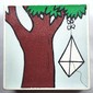 Duplo Tile 2 x 2 x 1 with Mosaic, Park 5 print - 9221-1